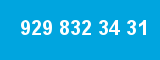 929 832 34 31